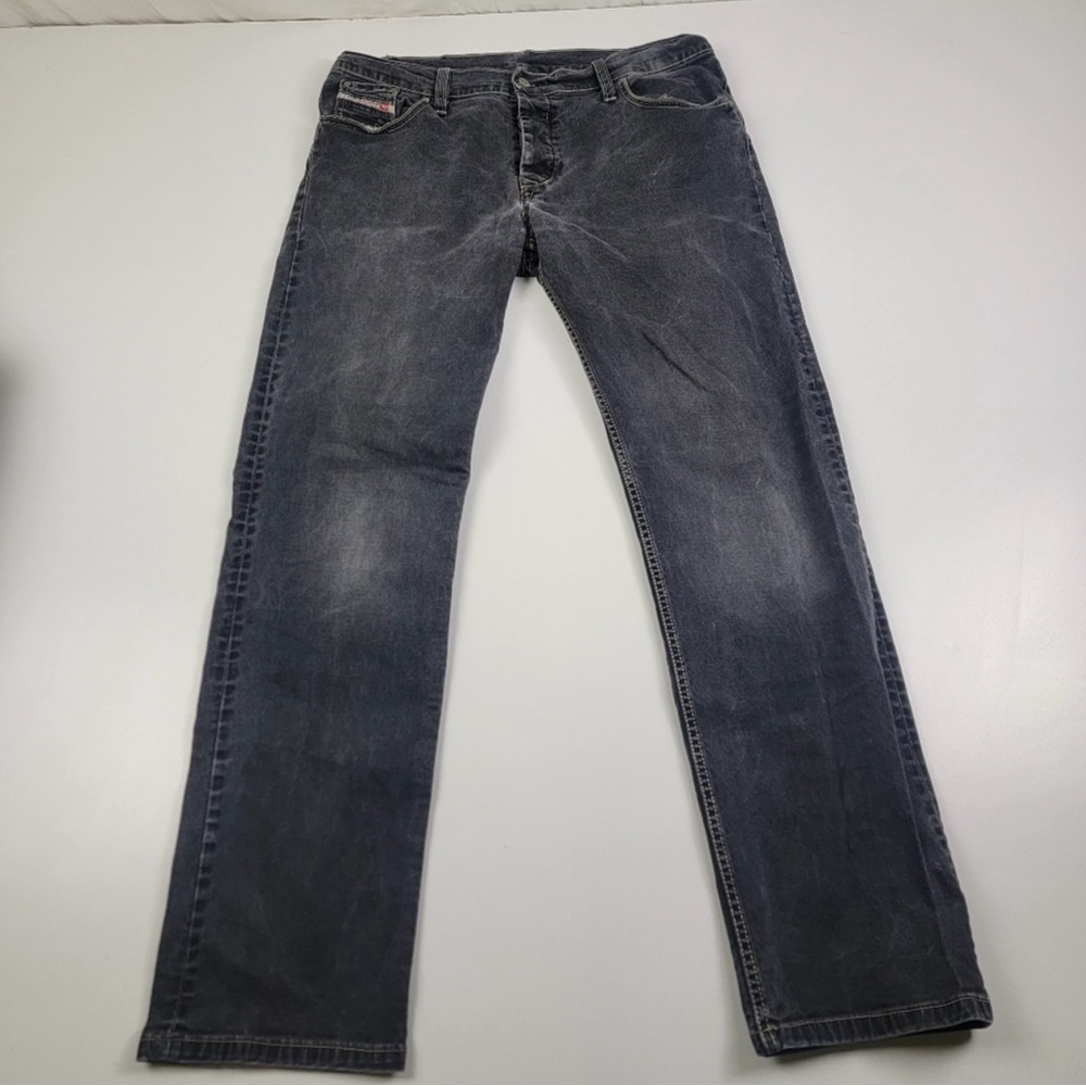 Diesel Dark Black Denim Washed Jeans Pants size
36x31